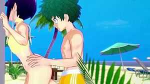 Momo Yaoyorozu And Kyoka Jiro With Izuku Midoriya