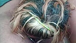 Crossdressing Stud Sucks Cock for Fresh Creampie Load