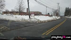 wanna see playboy model chelsie aryn strip nude in desert?