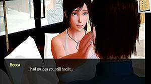 in my new family, the redhead milf has big tits