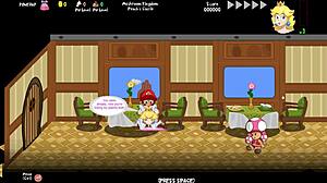 peach's untold tale introduction on the train