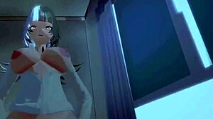 my goth girlfriend fucks me in cowgirl at night, squirting everywhere