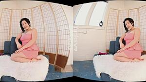 Yanks Amateur Hope Gold Cumming In Virtual Reality With 3d Porn Dildo Masturbation