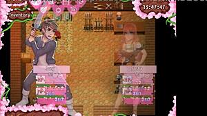 Farmer's Daughter Plays With Horsecock Dildo!