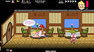 peach's untold tale introduction on the train