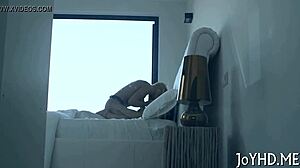 Horny barely legal teen slut sucks and gets impaled on cock. Elegant 18+ ager takes it deep.