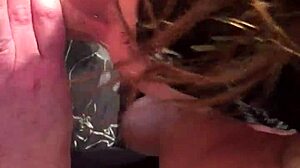 i queenlaroyale with my hot lover big cock monster cock milf cock blowjob