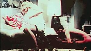 I feel the thrill in this vintage interracial threesome with hairy retro action