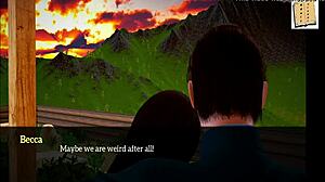 in my new family, the redhead milf has big tits