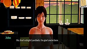 in my new family, the redhead milf has big tits