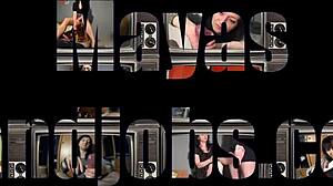 In this femdom session, she gives a HANDJOB with PRECUM LEAK leading to HUGE CUMSHOT