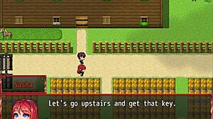 Farmer's Daughter Plays With Horsecock Dildo!