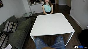 spy pov - i’m like, totally bangin’ alice march’s tight twat, boss style!