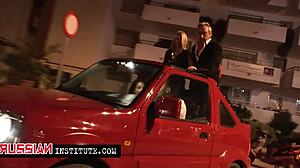 Blonde babe has secret beach sex bent over for doggystyle cumshot