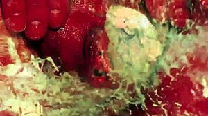 Dark lantern presents vintage beauty with hairy pussy