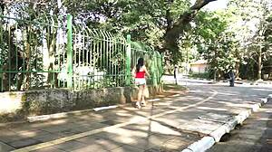 Sex on the Construction Site with Hot Brunette