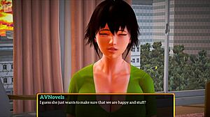 Teen With Big Ass Plays Game In My New Family