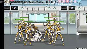 hentai game features magical angel fairy princess in erotic scene