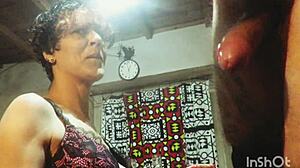 Adoro Que Me Fodas Assim! Mature Gay Gets Curvy Ass Fucked Close Up!