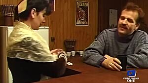 Elodie Chérie, Rebellious Brunette, Gets Nailed in French Vintage Storage