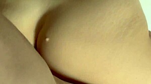 feeling the raw emotion as this big tits milf rides monster cock roughly in homemade pov sex.