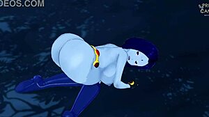 Raven with big thighs gives JOI and facial in dark forest - Teen 18+ Titans