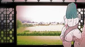 Hey, check this wild Dragon Ball hentai with Bulma and Videl action!