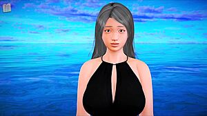 Teen With Big Ass Plays Game In My New Family