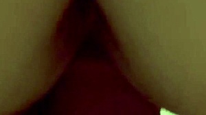 feeling the raw emotion as this big tits milf rides monster cock roughly in homemade pov sex.