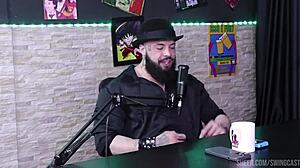 Gabe Spec swings with Gabi Tamiris and Tifany Rocha