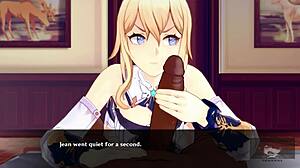 Klee pranks Jean in sexy adventure.