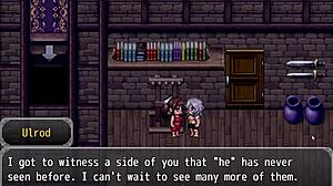 I played Henteria Chronicles 3 Part 6, an Eng game with pixel art and no animated scenes.