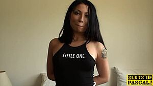 Petite UK babe toying herself to please domm