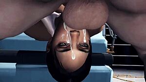 Lesbian Sheva Parte 2: Animated Dance and Ripped Clothes.