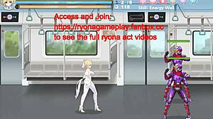 hentai game features magical angel fairy princess in erotic scene