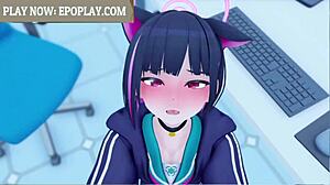 Kazusa Kyouyama from Blue Archive—wanna play?