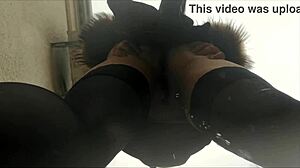 slutty milf pisses on you outside in dirty chubby fat big ass kinky public fetish 😏💦