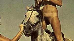 Dark lantern presents vintage beauty with hairy pussy