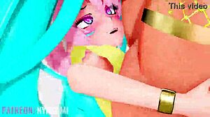 Brazilian Miku Animation With Big Tits And Monster Cock