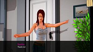 i explore my new family in this hentai cartoon with big ass milf