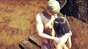 Hentai Uncensored 3D Kitty Boobjob and Creampie in Asian Anime Game