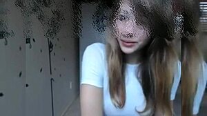 18-year-old cuties show off perfect tits for hours