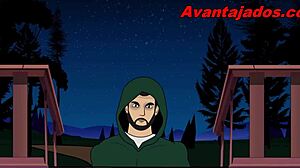 Cartoon gay pervertido da floresta