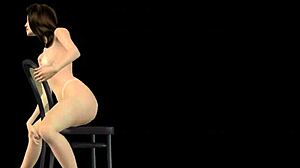 3D Cartoon Girl Gives Sexy Poses In Hentai Anime Positions