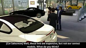 The girl next door in chapter 8 gets spoiled rotten in sims 4 anime style