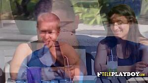 Cupluri swinger fac orgie sălbatică în camera roșie, film complet grup senzual softcore.