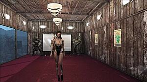 fallout 4 fashion show with cute brunette in special wardrobe, part 1 😊