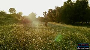 Czech Milf Anetta Keys In Solo Striptease, Shaved Pussy Undressing Outdoor