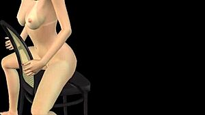 3D Cartoon Girl Gives Sexy Poses In Hentai Anime Positions