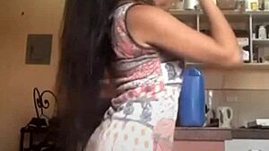 wow, filipina babe dancing and stripping with clothes ripped off! 😍